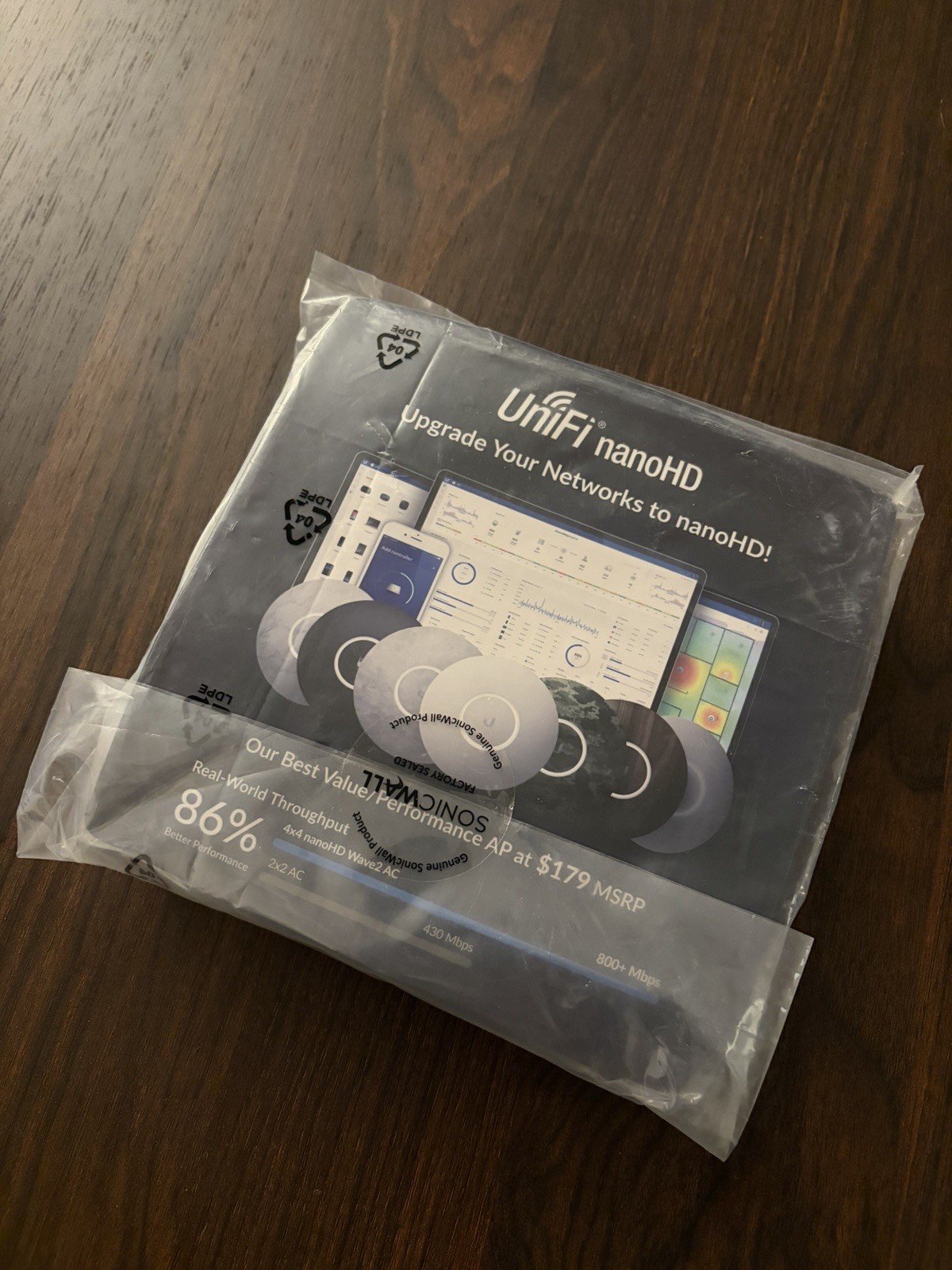 Ubiquiti UniFi nanoHD UAP-nanoHD WiFi Access Point NEW + 2 PoE Injectors