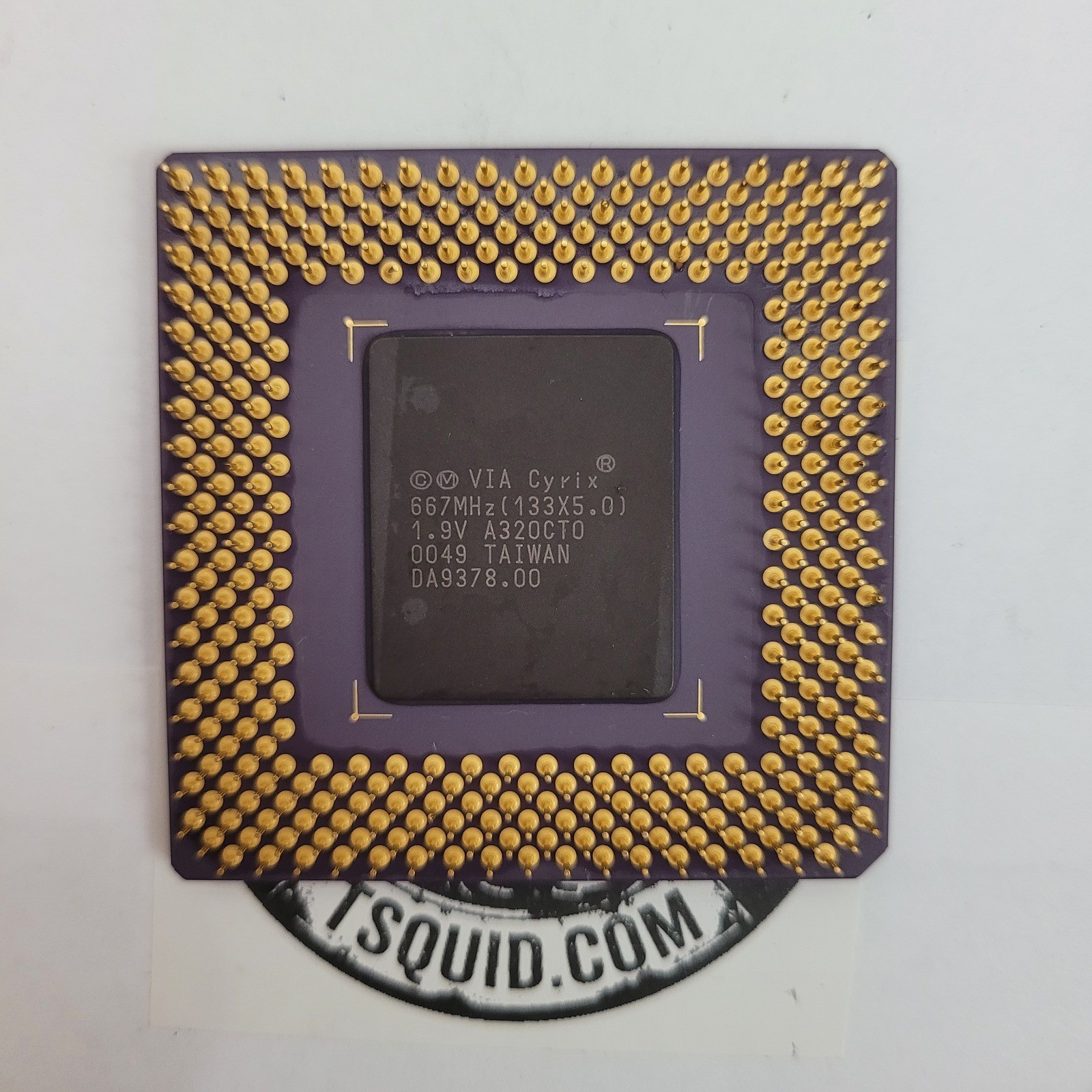 VIA Cyrix III CPU Processor A320CT0 667MHz 133FSB 1.9V Socket 370 133x5 Vtg GOOD