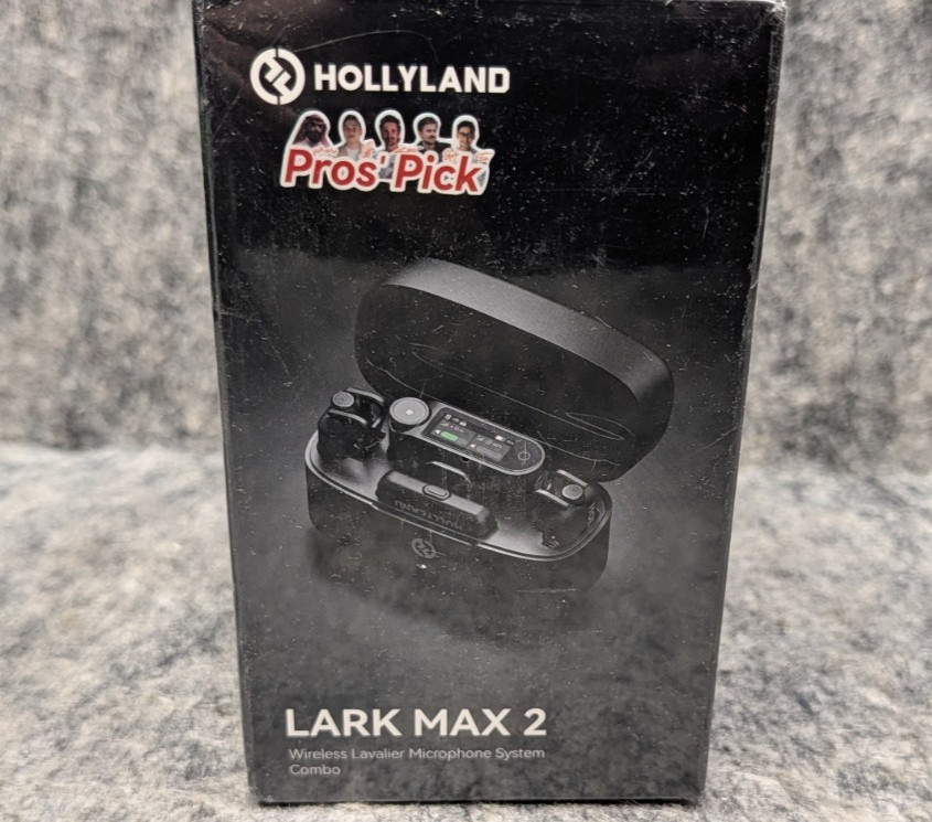 Hollyland LARK MAX 2 Combo 2-Person Wireless Microphone System (Space Gray)