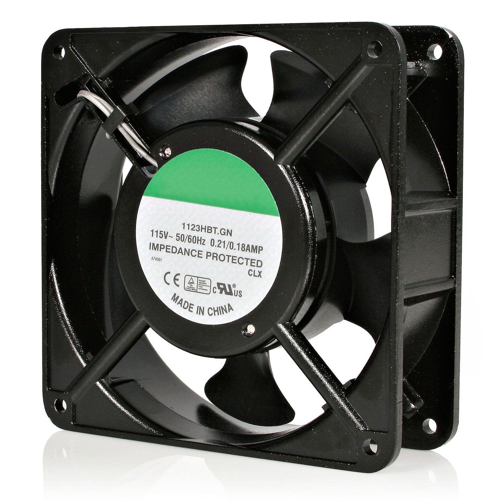 StarTech.com 120mm Axial Rack Muffin Fan for Server Cabinet, 120 mm, Black 