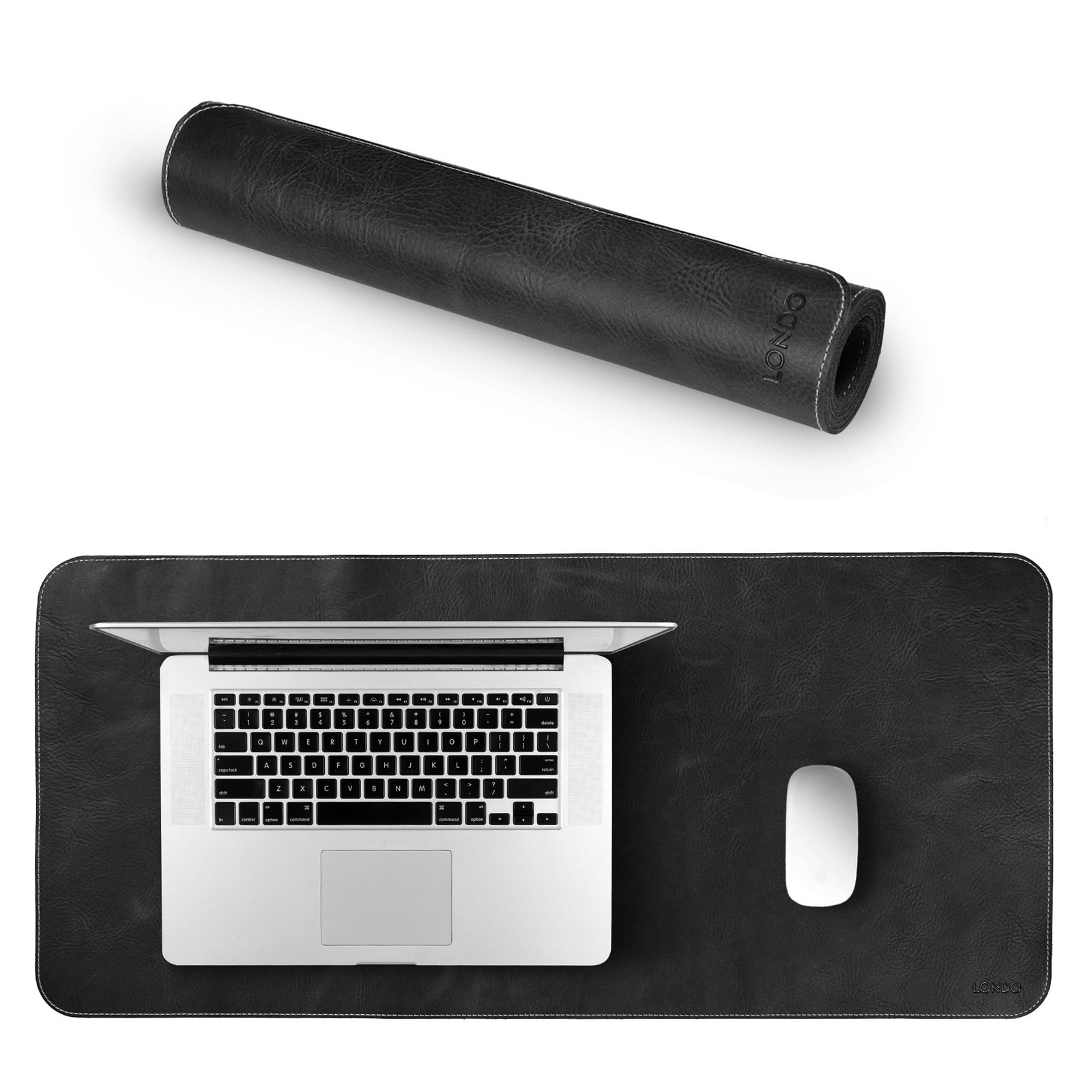 Top Grain Leather Extended Mouse Pad – Large Desk Mat for Office & Gaming, Sm...