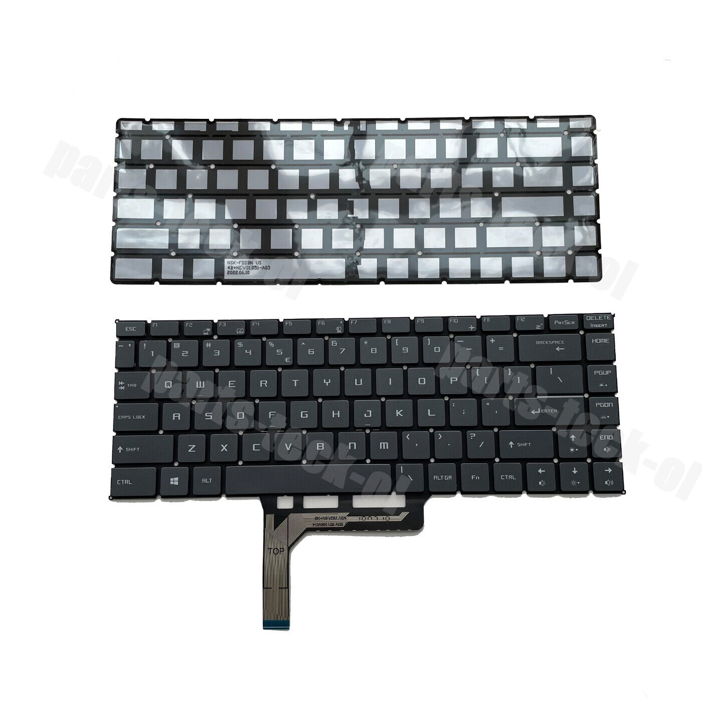 New For MSI PS63 8RC 8MO/8RDS/8SC MS-16S1 MS-16S2 MS-16S3 White Backlit Keyboard