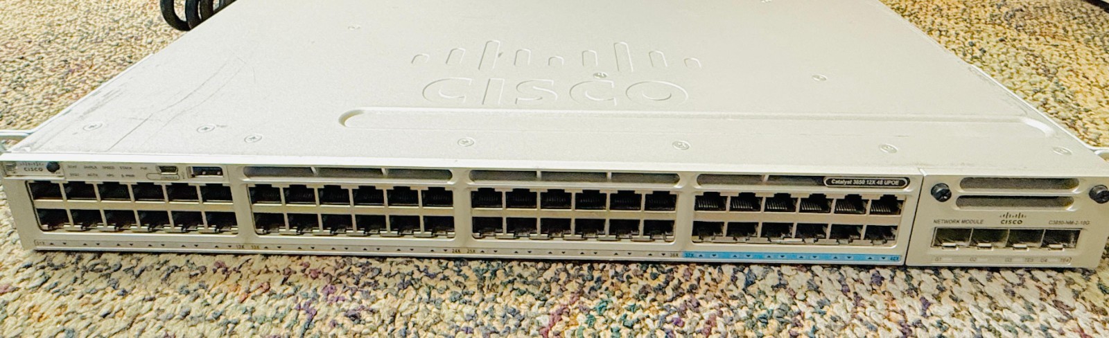Cisco WS-C3850-12X48U-S Catalyst 3850 48 Port UPOE Switch 12x10G Switch w/2-10g
