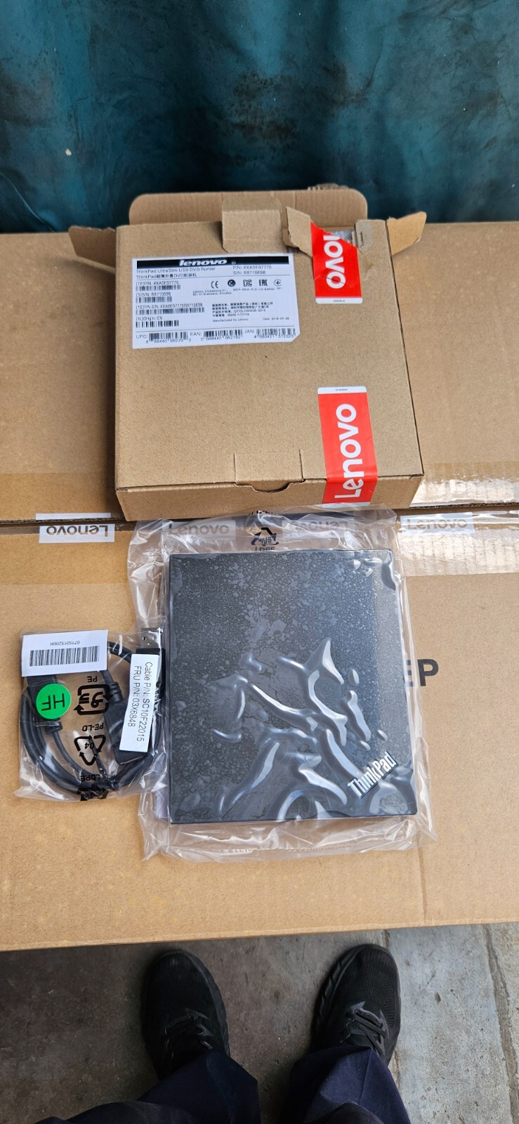 New Lenovo ThinkPad UltraSlim USB DVD Burner