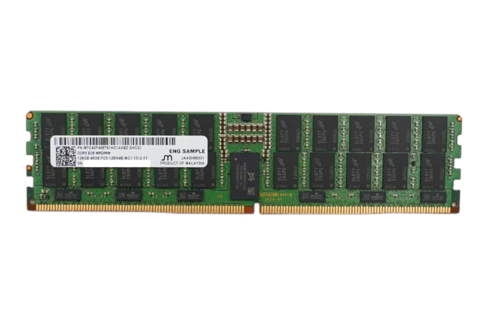 Micron 128GB DDR5 8000 EC8 4RX8 MRDIMM ECC RAM MTC40F4097S1HC1AKBZ ENG Sample