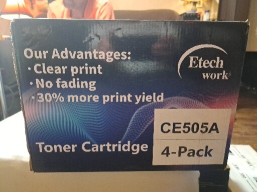 4 Pack CE505A Toner Cartridge For HP 05A LaserJet P2035 P2055dn P2035n P2050