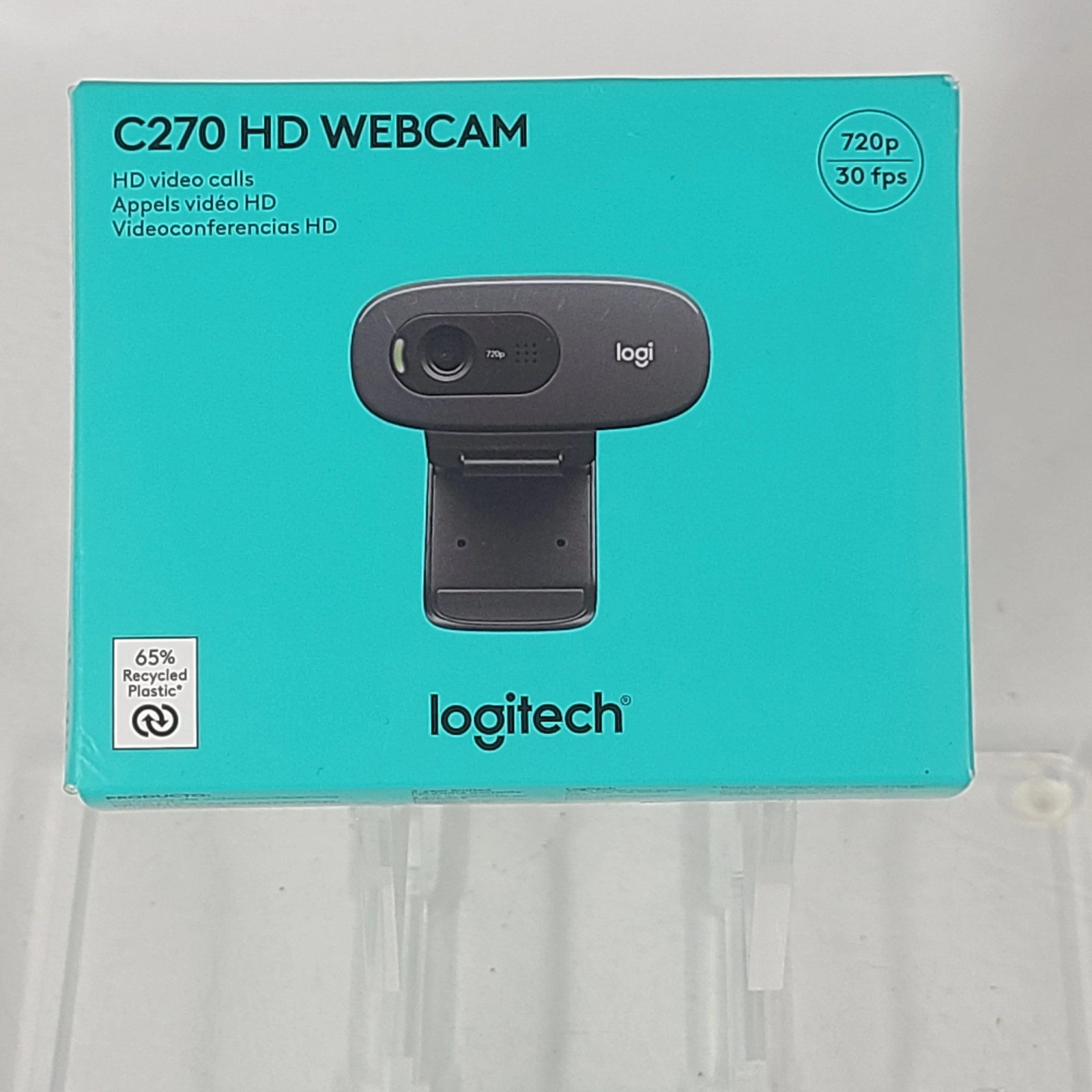 Logitech C270 3.0MP Webcam Black New in Sealed Box