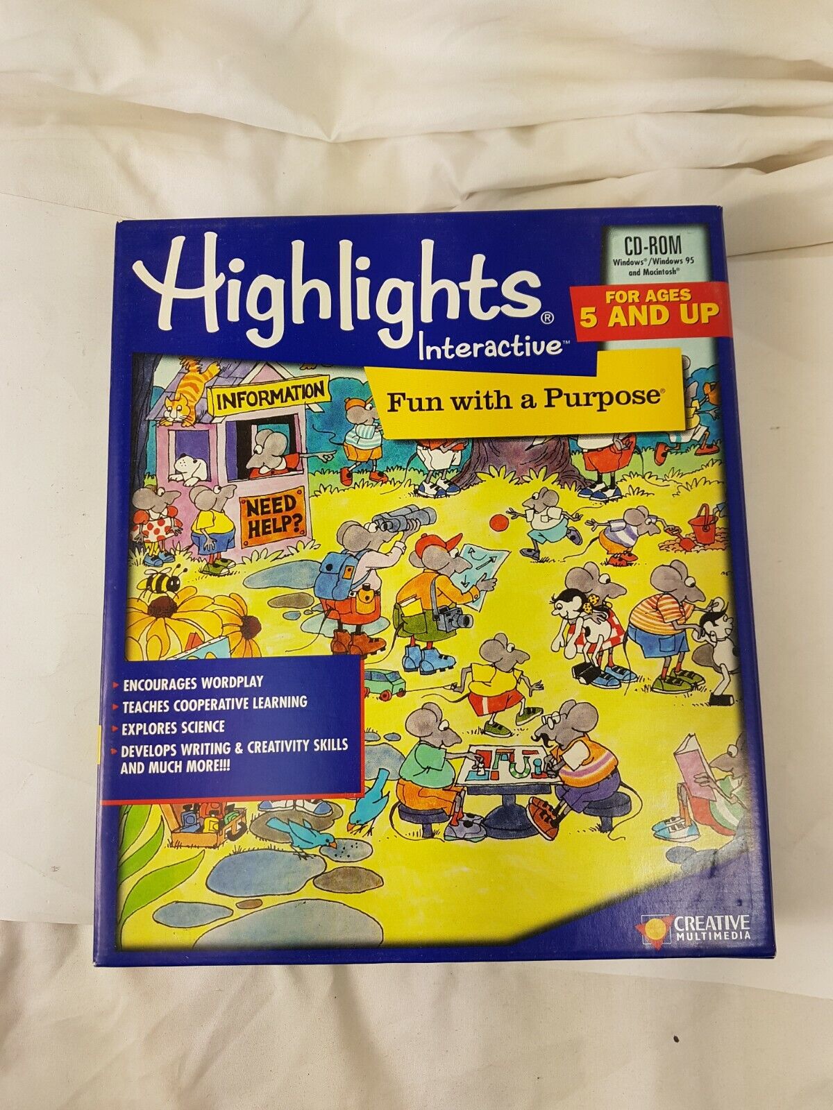 HIGHLIGHTS INTERACTIVE PC SOFTWARE Big Box Complete 1996 computer