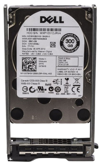 Hard drive Dell 300GB HDD SAS 6G 2.5" X79H3