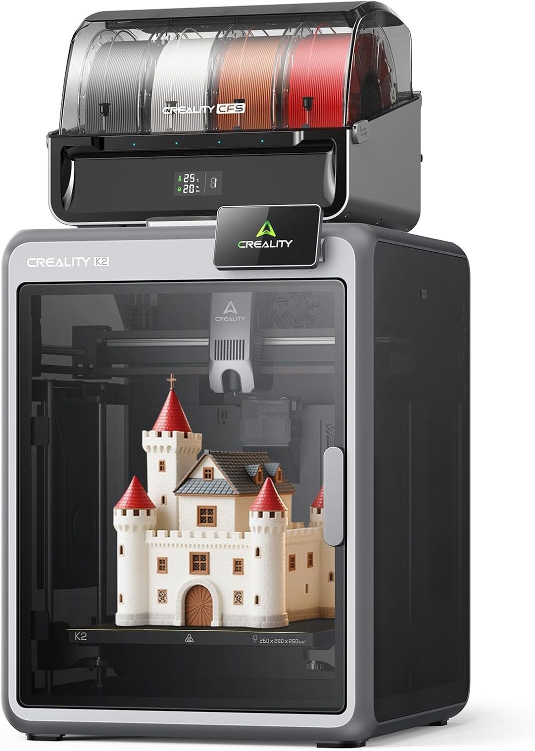 Creality K2/K2 Pro/K2 Plus Combo 3D Printer 600mm/s with CFS Multicolor Printing