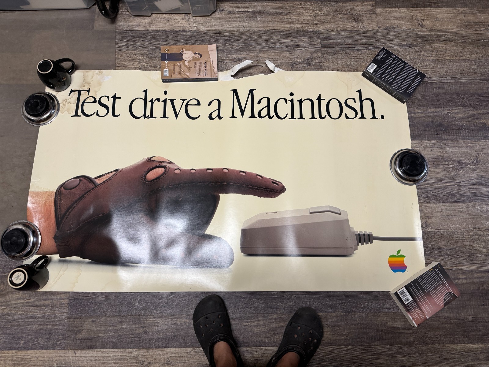 Apple Macintosh Test Drive Poster Vintage 1984 Promo 5x3 feet huge promo poster