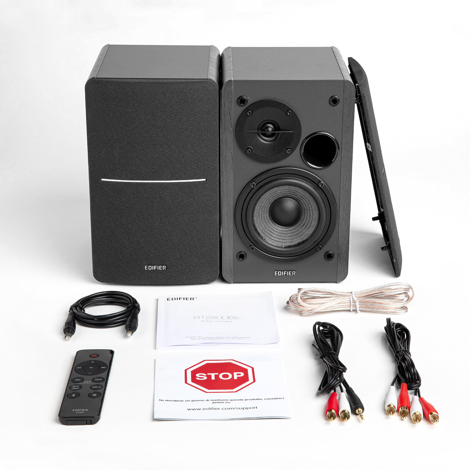 Edifier R1280DBs Active Bluetooth Bookshelf Speakers 42W RMS -Subwoofer Line Out