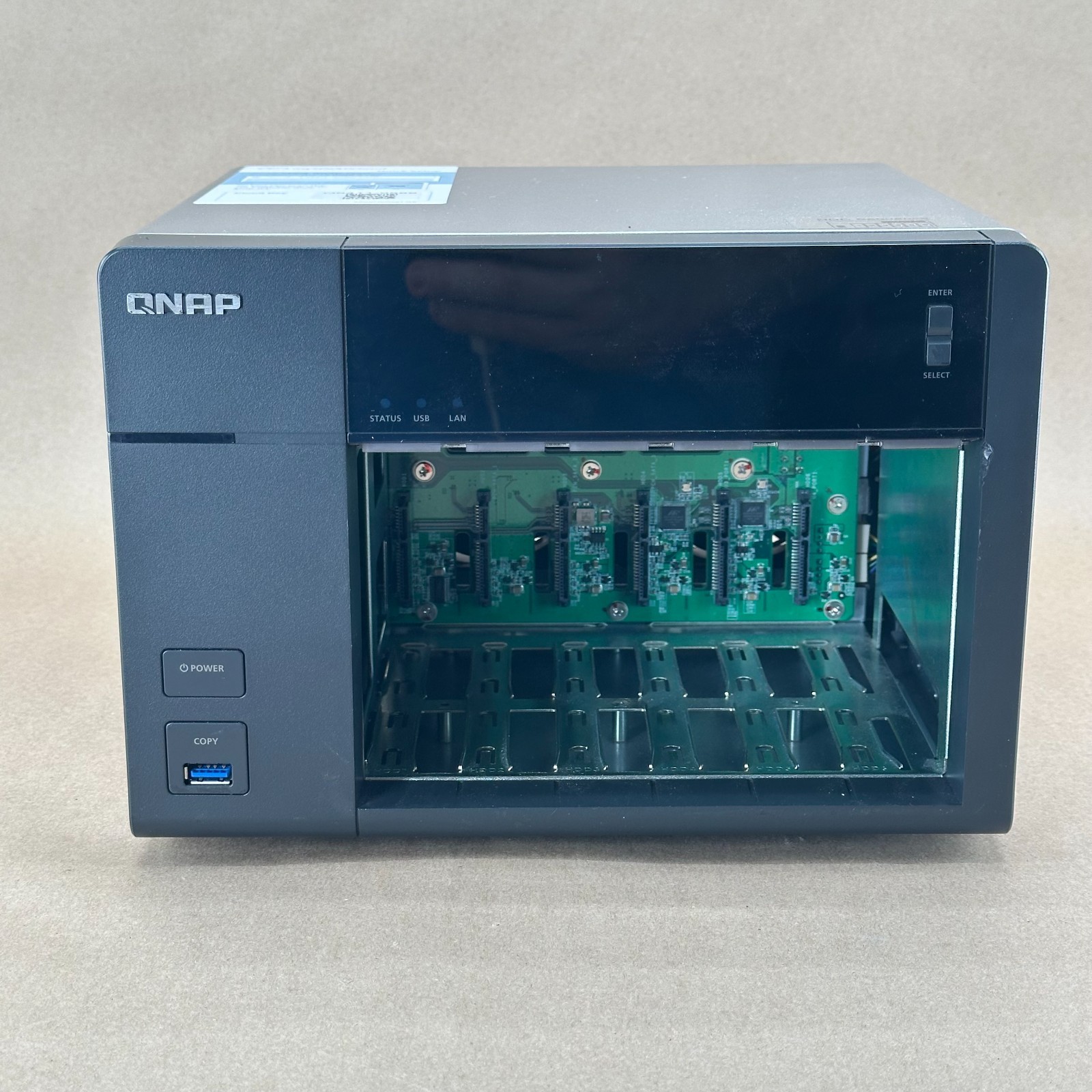 QNAP TVS-671 6-Bay NAS i5-4590 16GB X540-T2 Dual 10GbE Diskless No Caddies