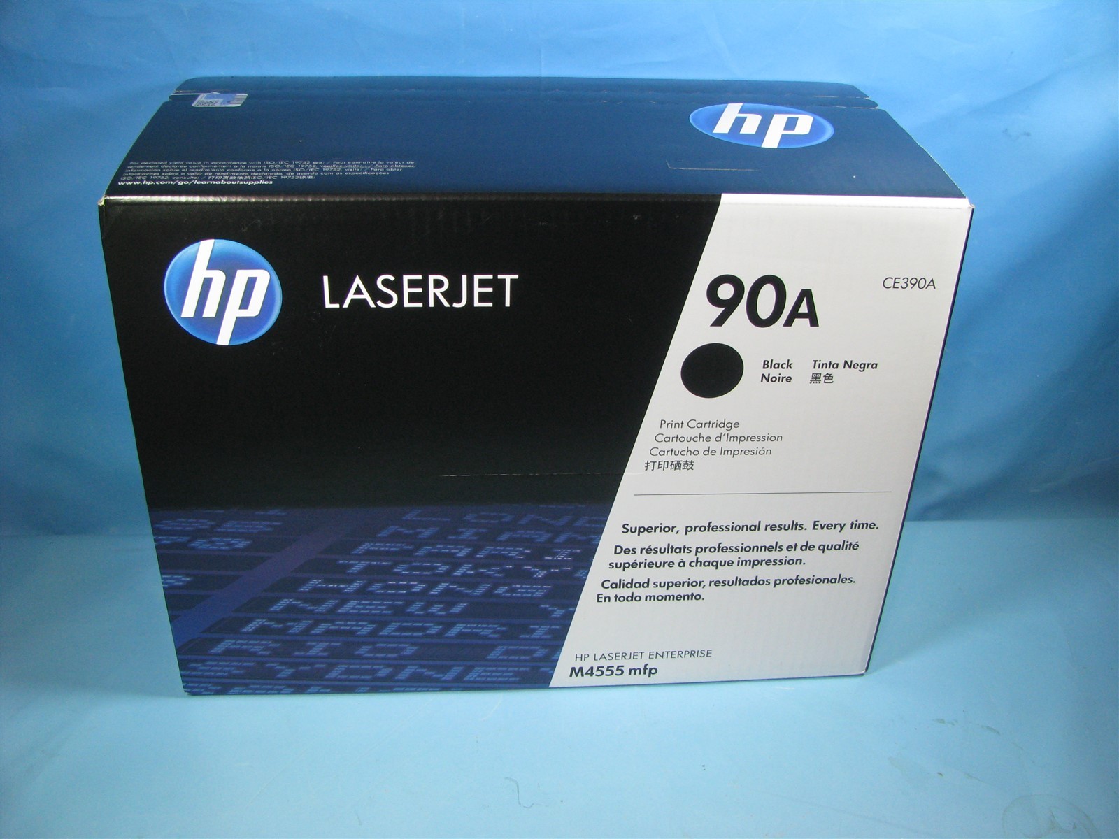 GENUINE HP 90A BLACK CE390A TONER CARTRIDGE -  - OPENED BOX