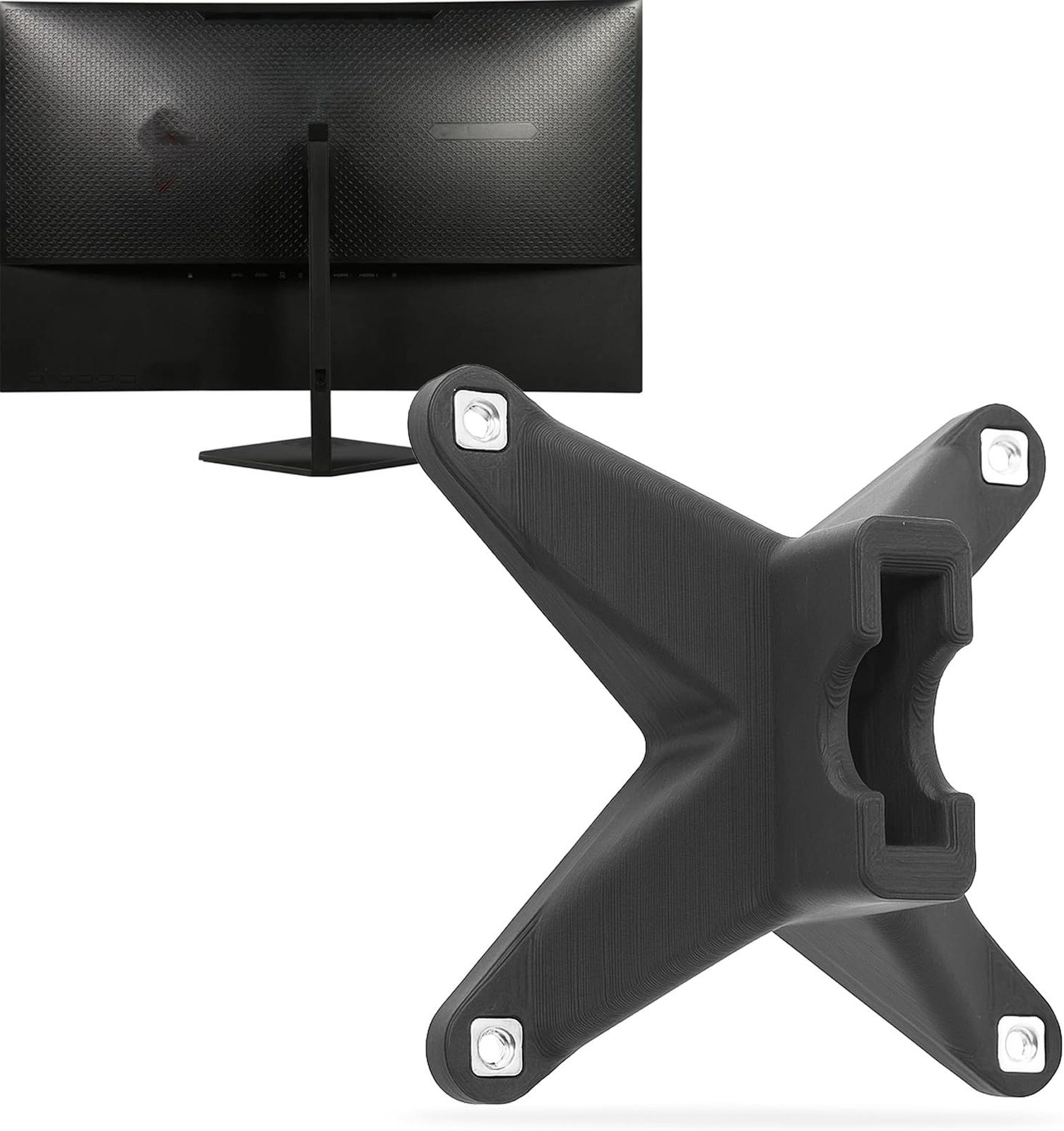 VESA Mount Adapter for HP Omen 25 Gaming Monitor 75x75 Wall Mount Compatibility
