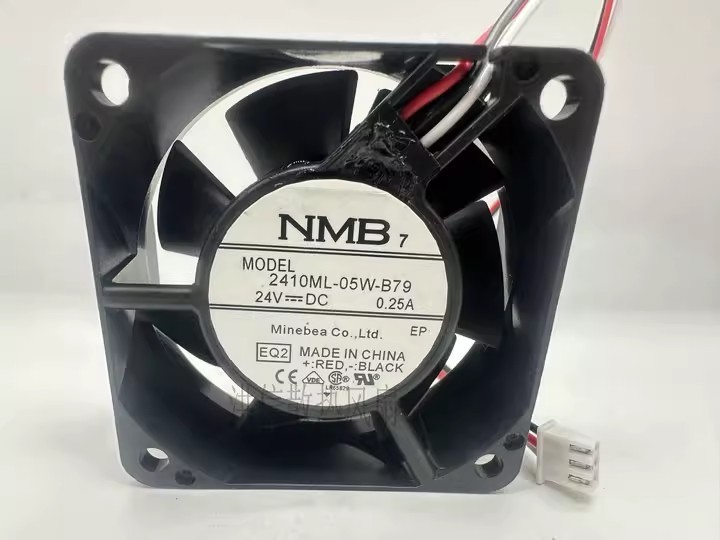 1PCS NMB 2410ML-05W-B79 6025 DC24V 0.25A 60*25MM Inverter Fan