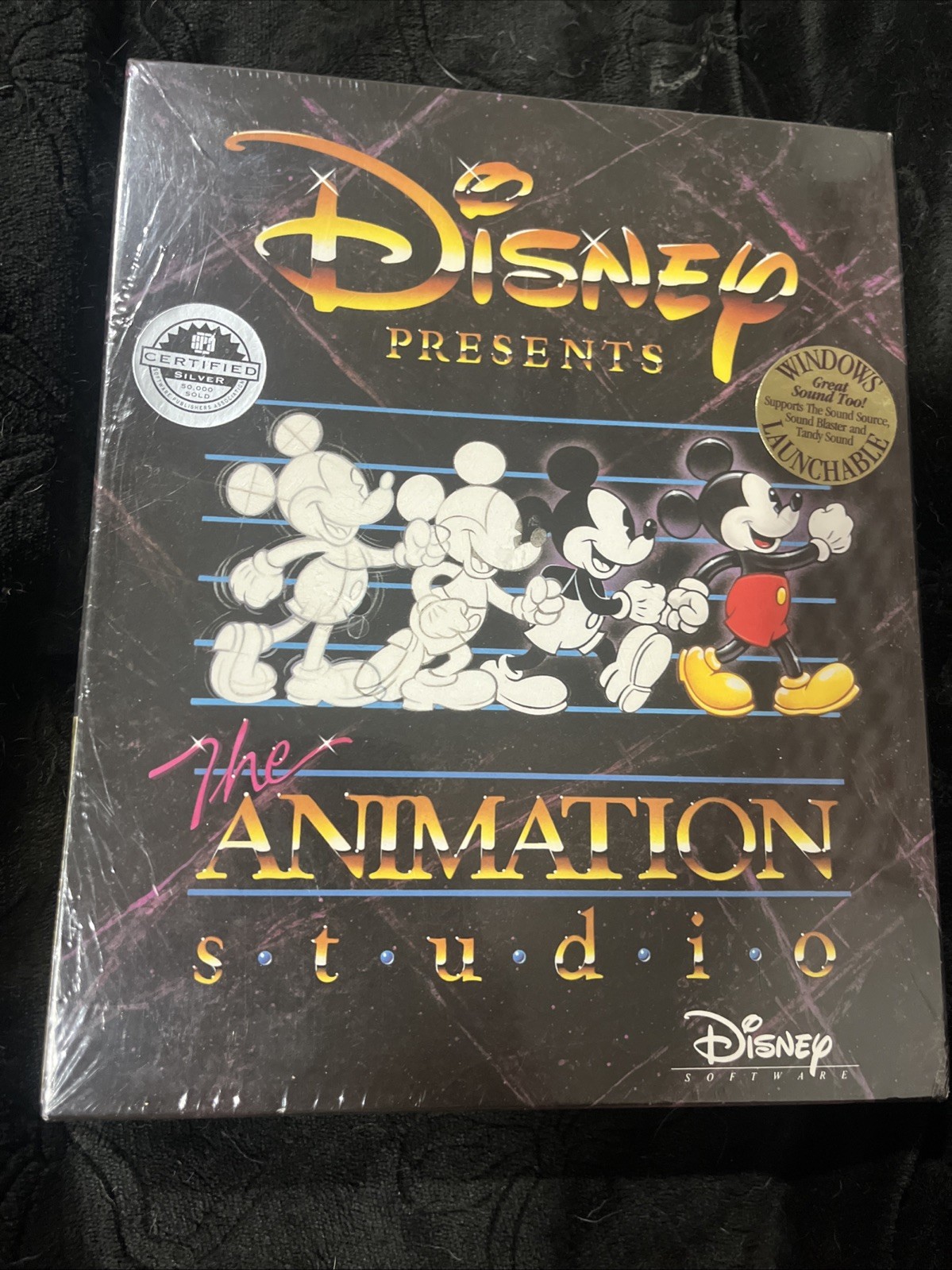 Disney Presents The Animation Studio 3.5" Diskettes IBM / Tandy -SEALED - 1992