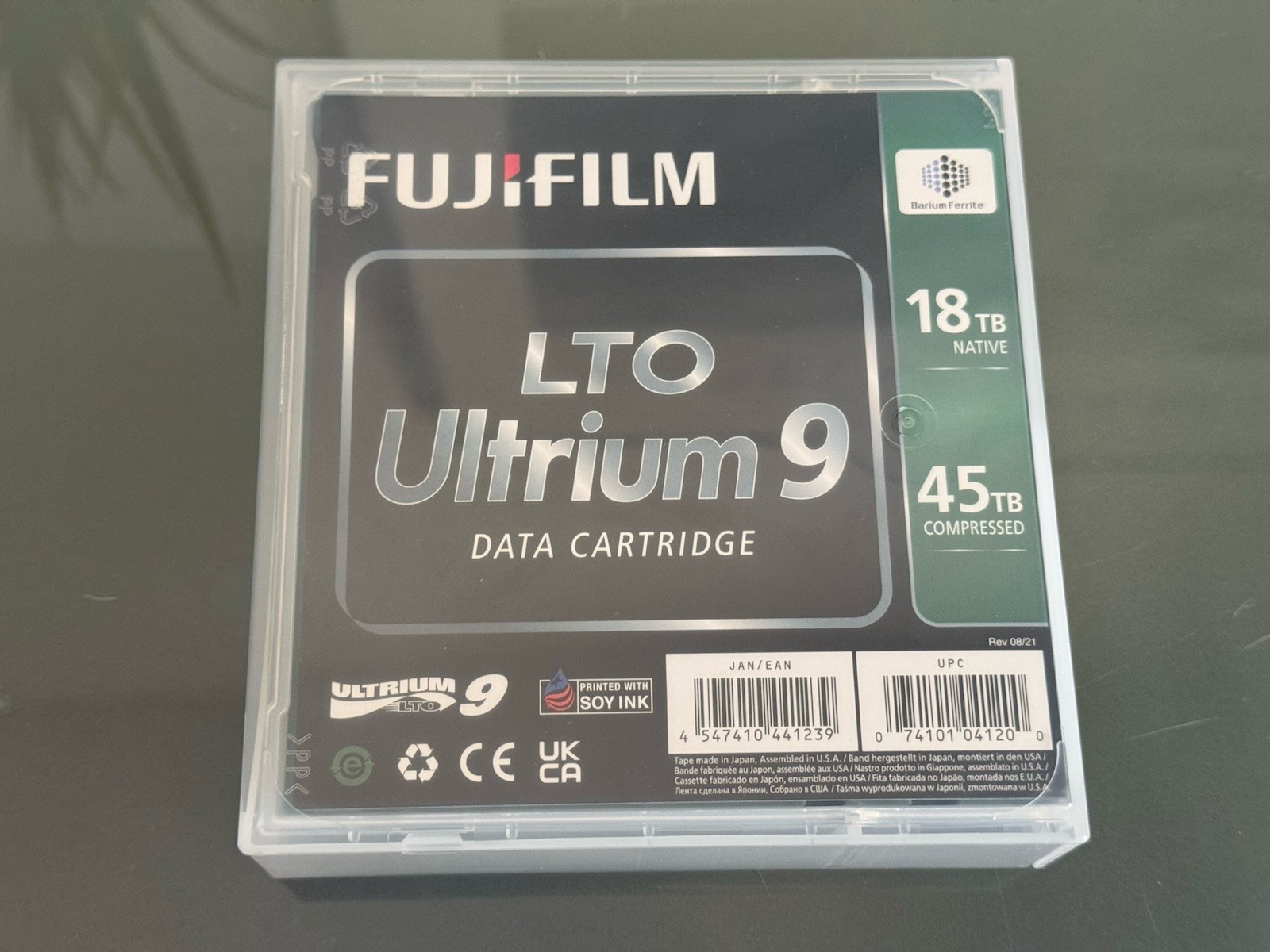 Fujifilm LTO Ultrium9 18TB Native 45TB Compressed Tape Cartridge Lot Of 1