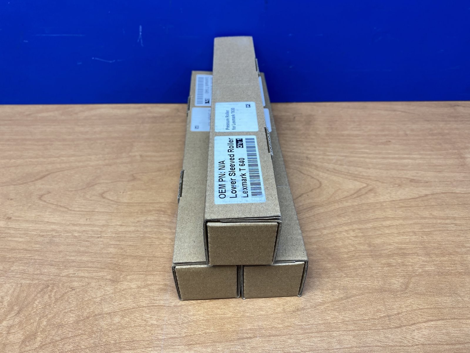 LOT OF 3 BRAND NEW LOWER FUSER PRESSURE ROLLER LEXMARK T630 T640 FAST SHIPPING
