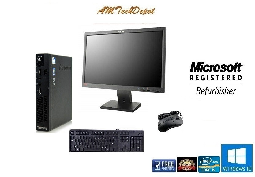 Lenovo TCentre M72e USFF Core i5-3470 2.9GHz 16GB 250HDD Win10 Complete System