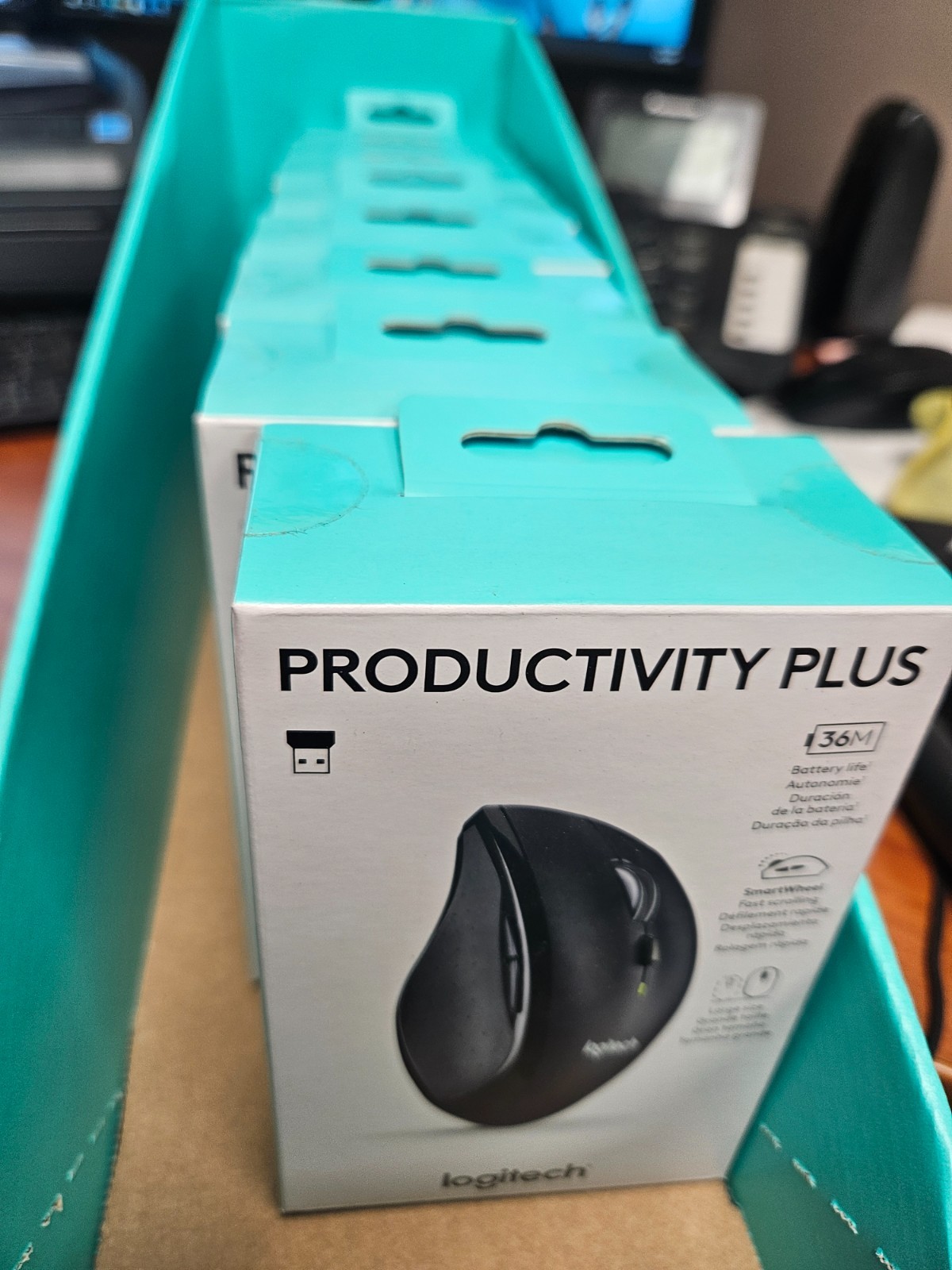 BRAND NEW SEALED Logitech Productivity Plus Mouse 910-005745