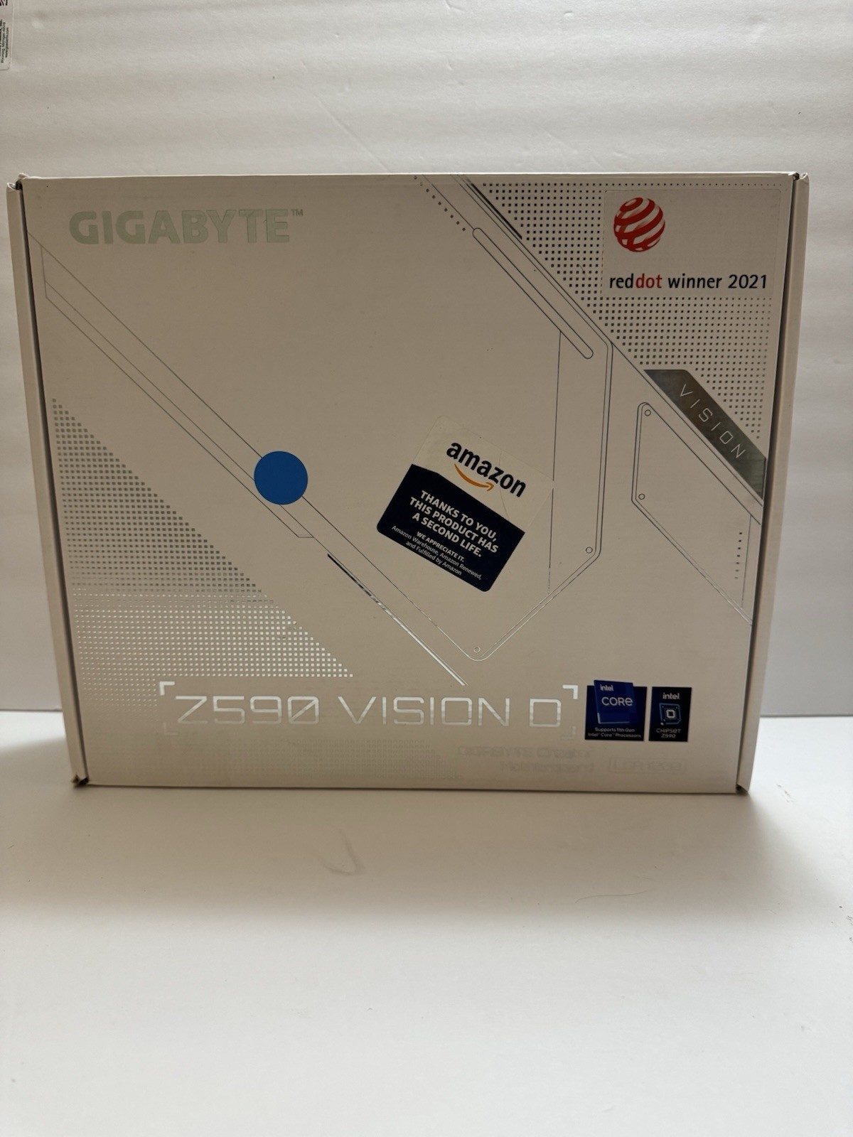 Gigabyte Z590 Vision D LGA1200 Intel Z590 ATX Motherboard, Thunderbolt 4 - NEW