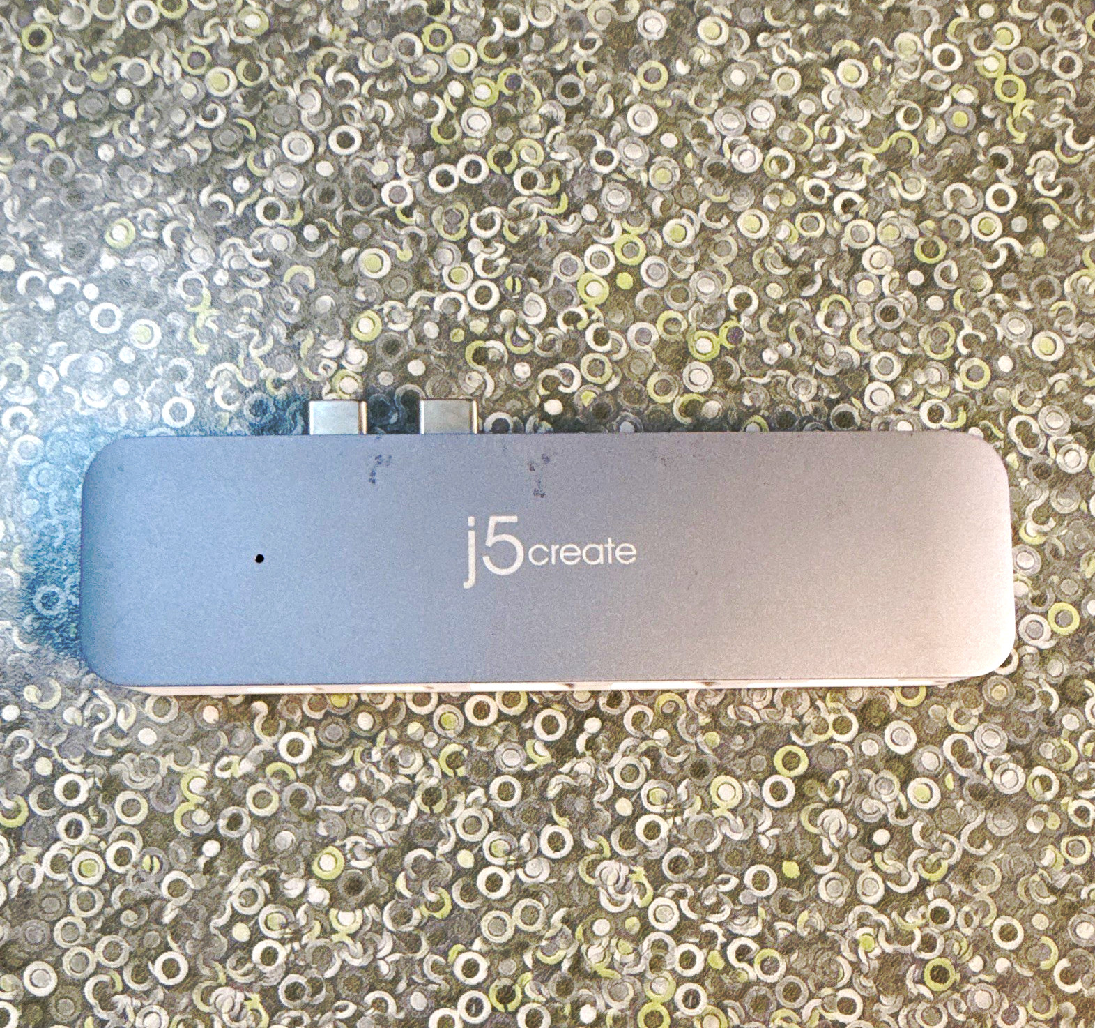 j5create JCD382 USB-C Hub SD/microSD USB 3.0/3.1 Portable Gray MacBook #3