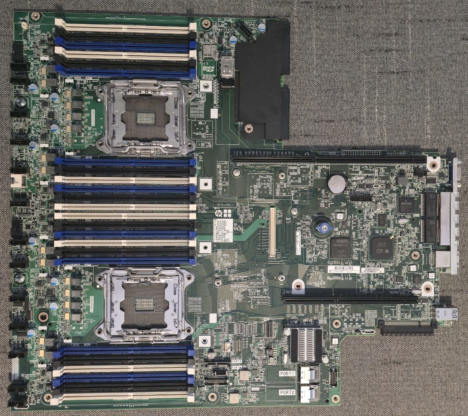 HPE 843307-001 729842-002 SYSTEM I/O BOARD DL360 GEN9 DL380 GEN9 WITH CPU