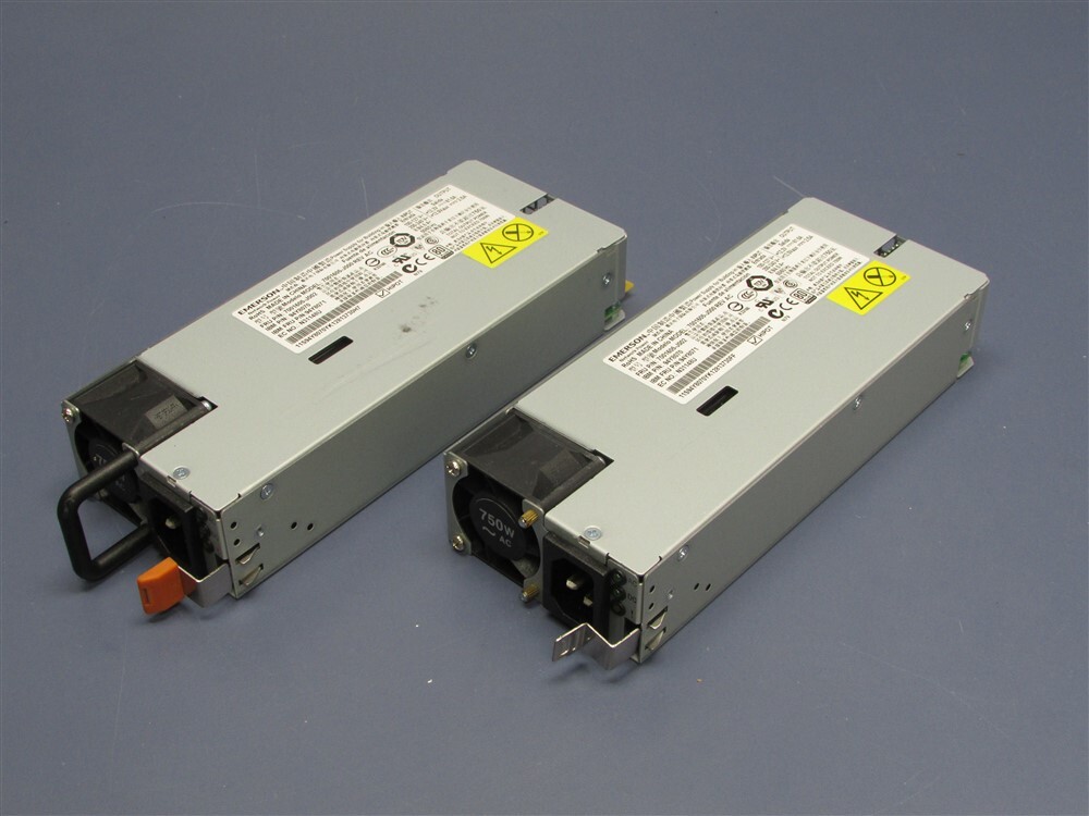 Lot of 2 Emerson IBM FRU 94Y8070 7001605-J000 Power Supply 750W