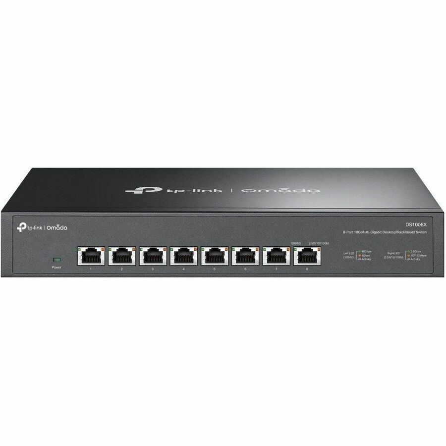TP-Link Omada 8-Port 10G Unmanaged Desktop/Rackmount Switch DS1008X