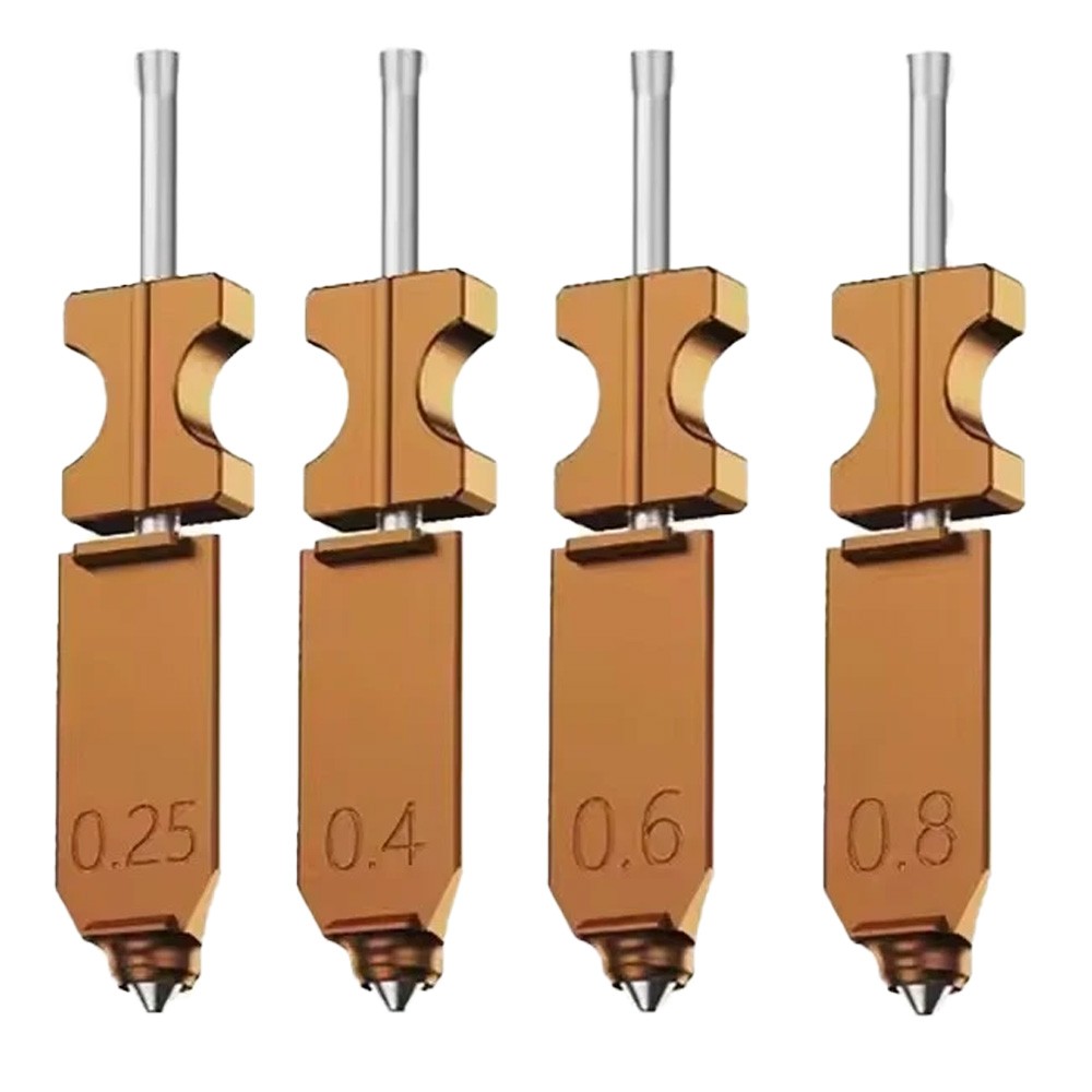 4/8/12/16Pcs 0.25-0.8mm Set For Flashforge AD5X Upgraded Harden Hotend Nozzles