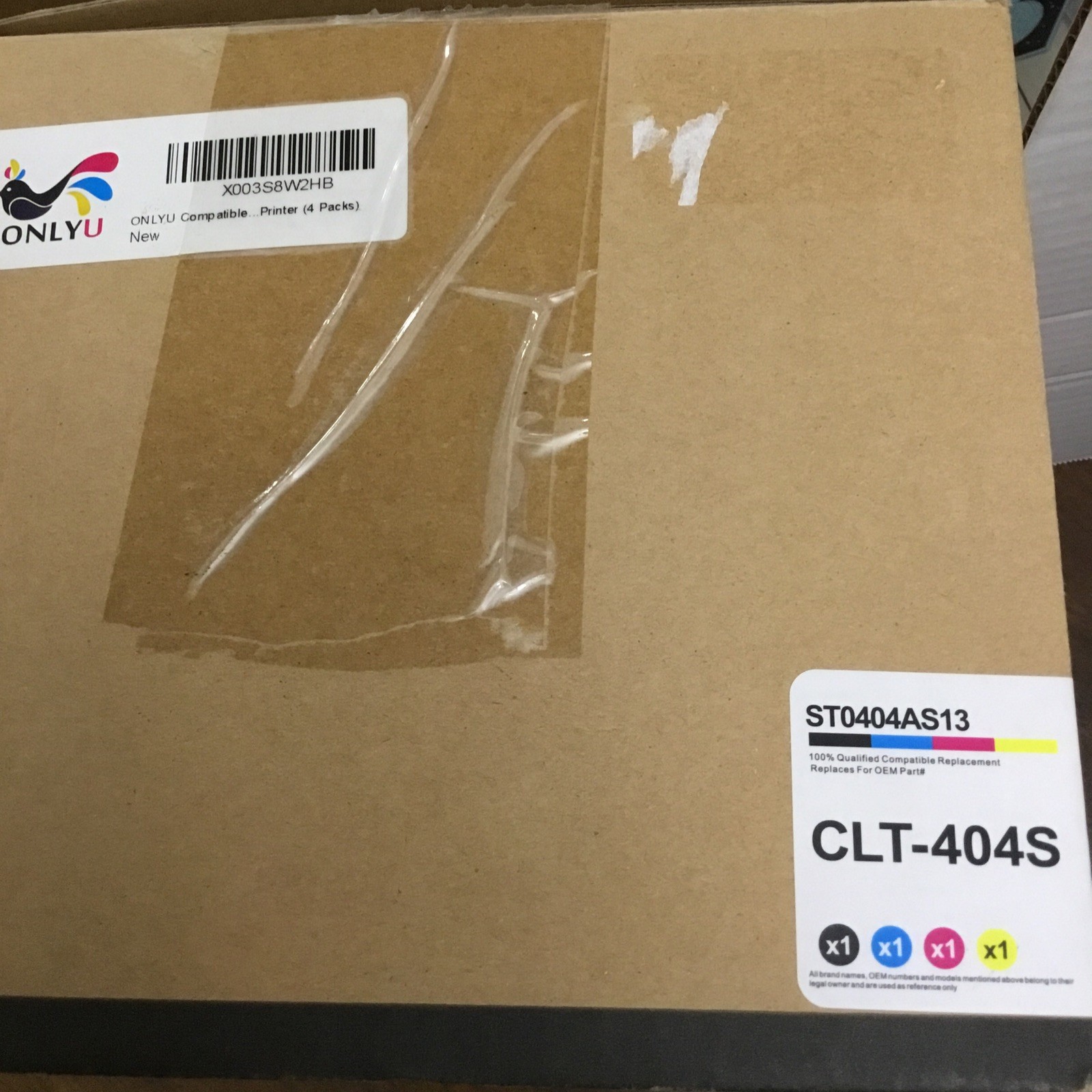 4X 404S CLT-404S BC Compatible Toner for Samsung Xpress Printers C480FW C480W