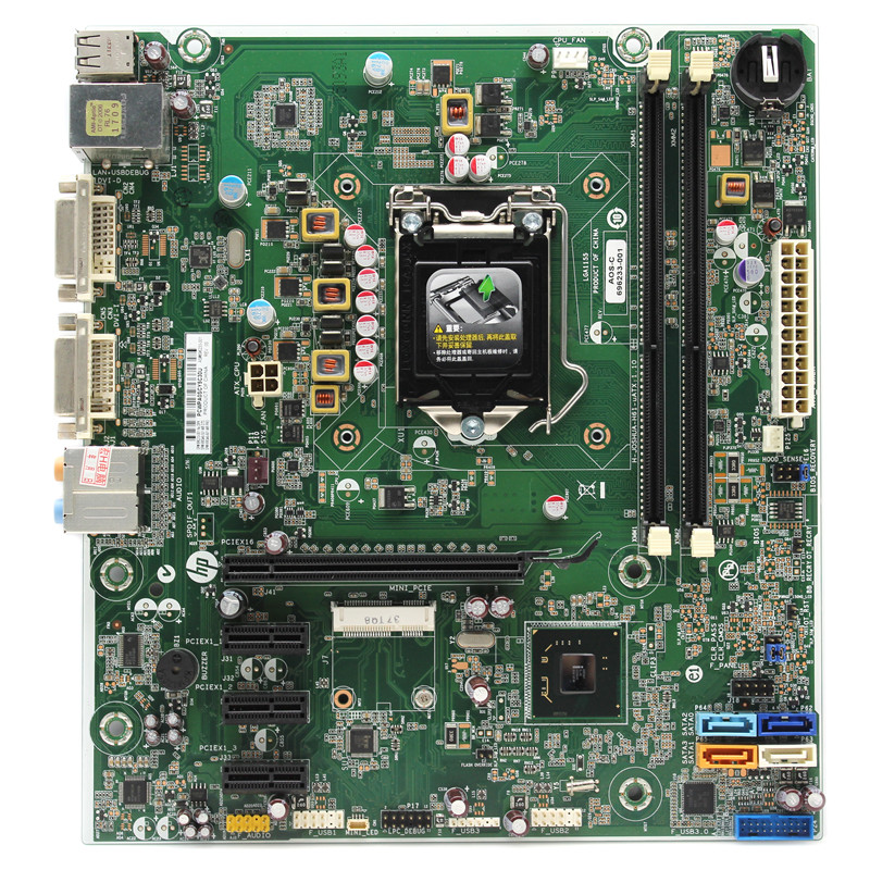 696233-001 For HP Pavilion P6-2412a Motherboard H-JOSHUA-H61-uATX 698346-501/601