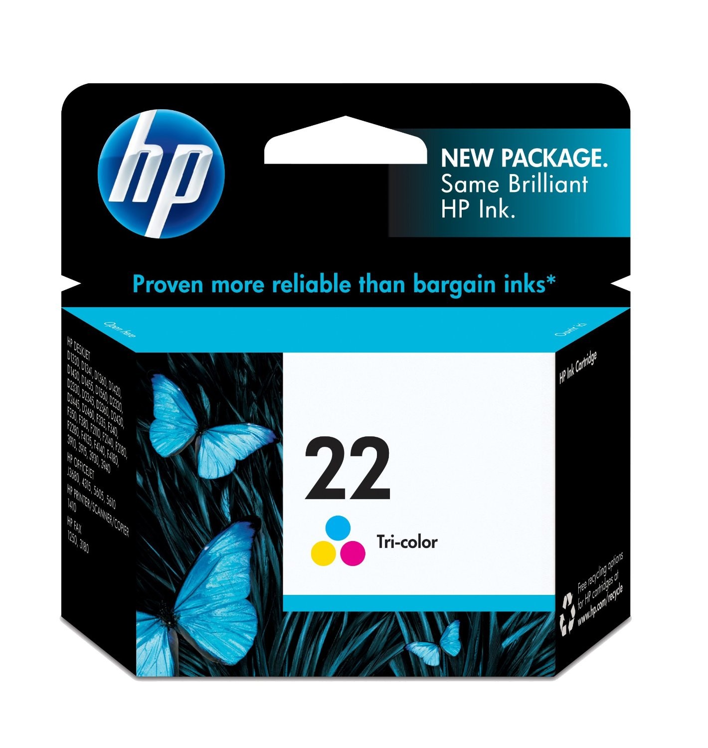 GENUINE HP 22 Color Ink for Deskjet D2430 D1455 3940 D1560 F4180 Officejet J3680