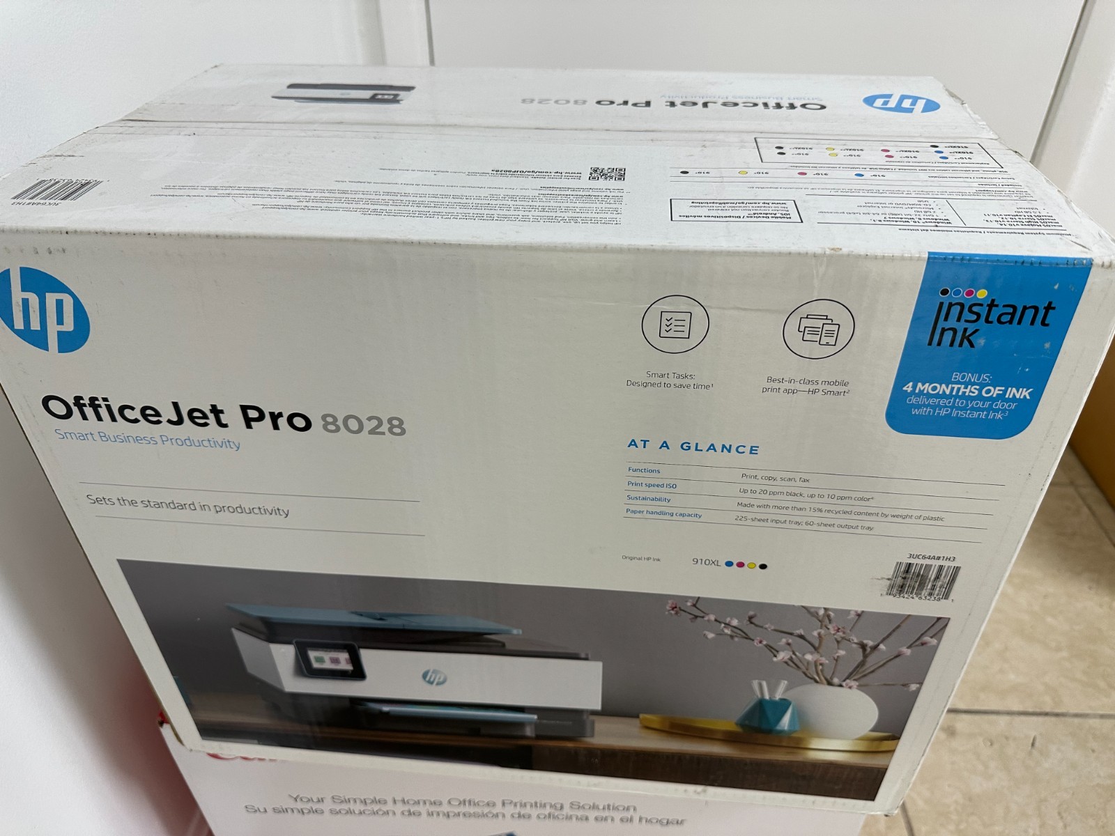 BRAND NEW SEALED-HP OfficeJet Pro 8028 All-in-One Printer (3UC64A)