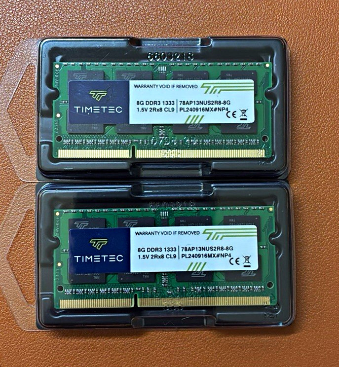 Timetec 16GB (2x8GB) DDR3-1333 PC3-10600 SO-DIMM