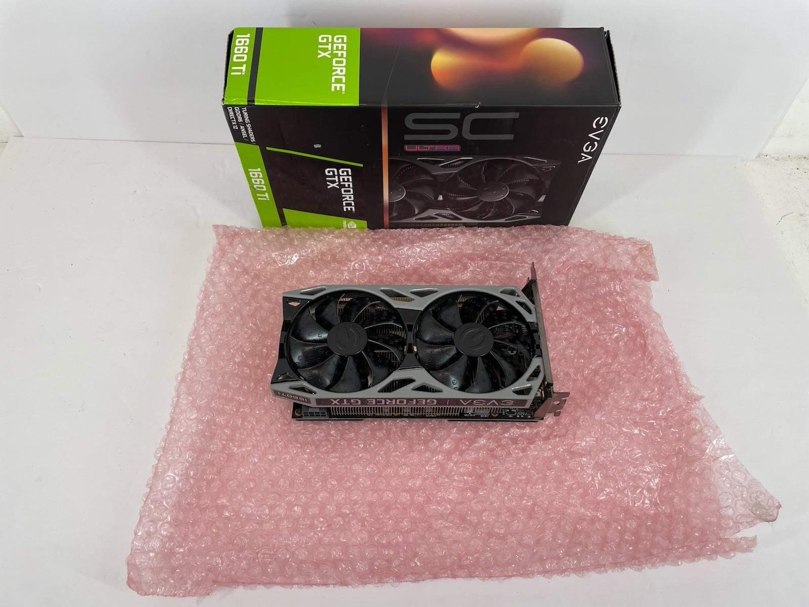 EVGA 06G-P4-1667-KR GeForce GTX 1660 Ti SC Ultra Gaming, 6GB GDDR6, Dual Fan