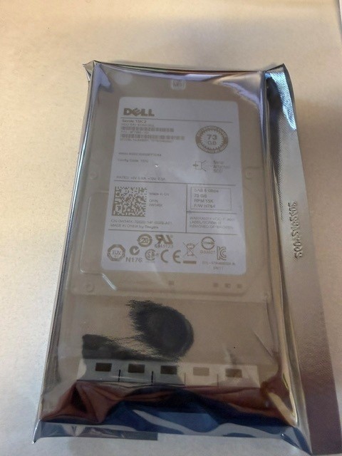 W345K - Dell PowerEdge R710 73Gb 15K 2.5 inch SAS Hard Disk Drive