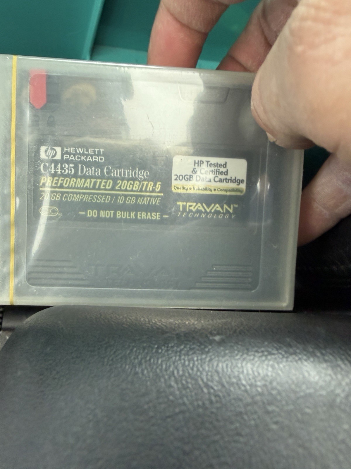 HP C4435 TR-5 Travan Data Cartridge 20GB Factory Sealed Vintage Backup