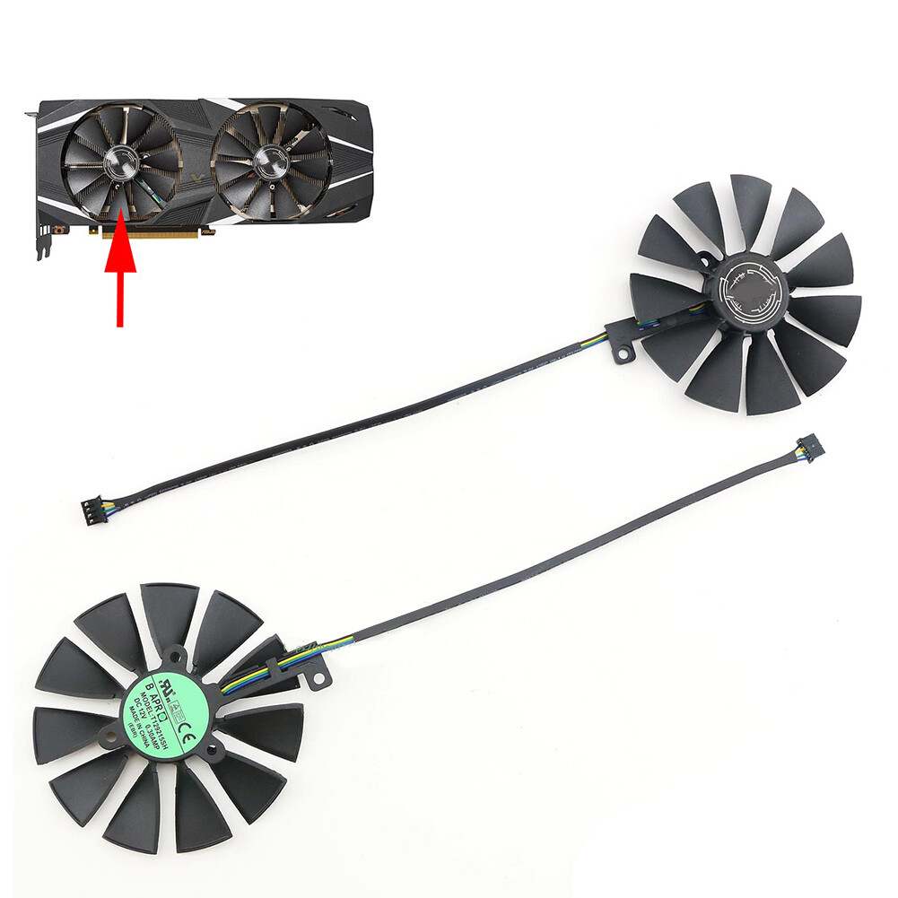 87mm For ASUS GeForce RTX2080 RTX2080Ti GAMING Card Cooler Cooling Fan T129215SH
