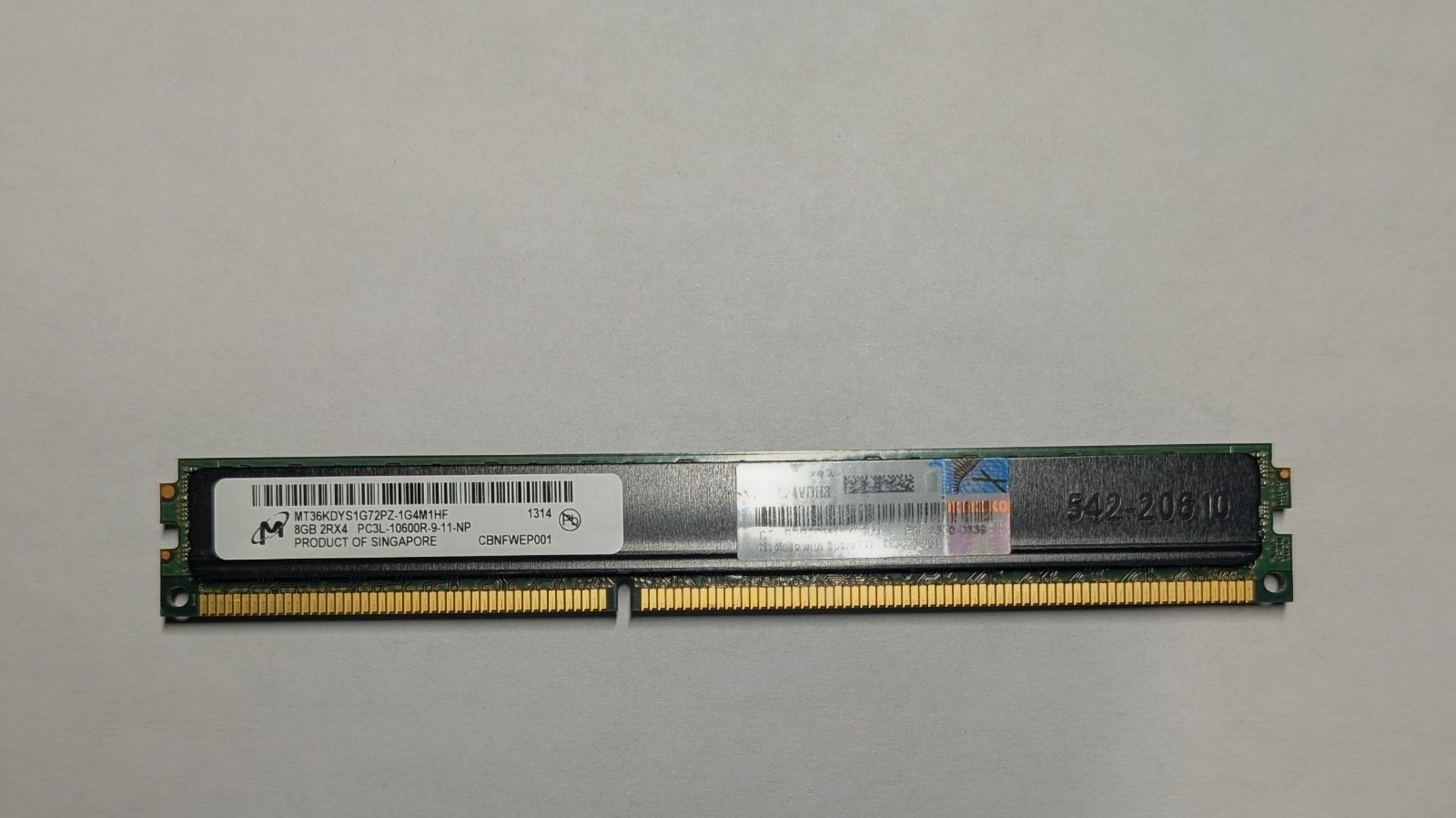 Micron HPE 8GB Memory MT36KDYS1G72PZ-1G4M1FE 2660-0339, 683806-001