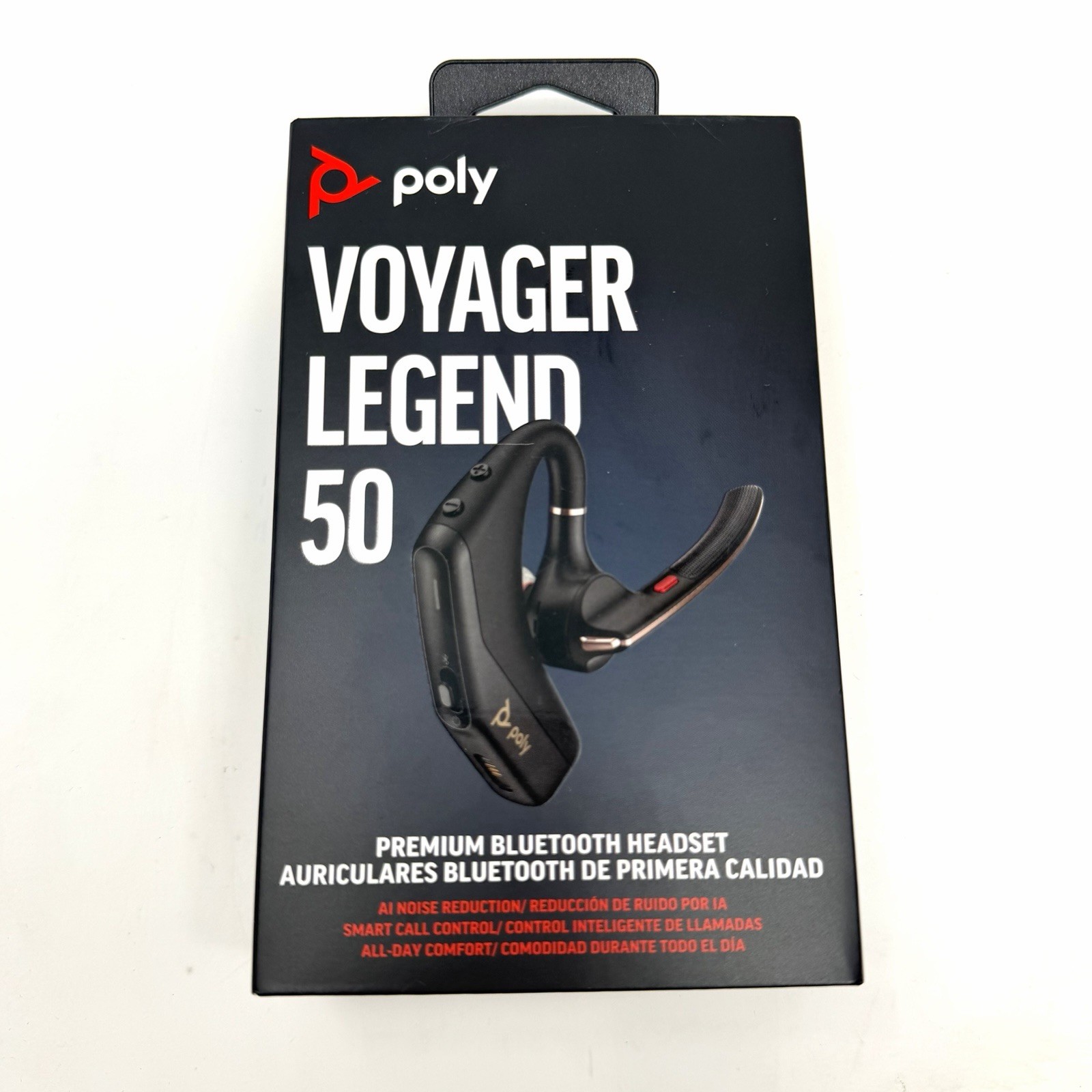 Plantronics Poly Voyager Legend 50 Premium Bluetooth Rechargeable Headset