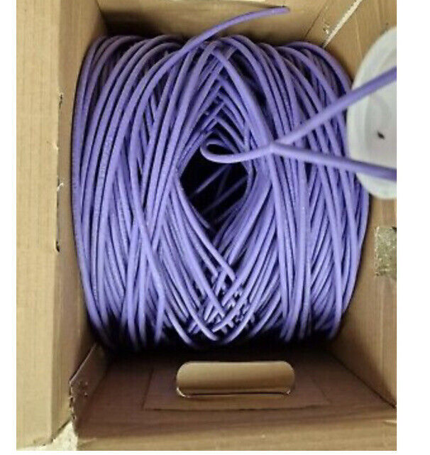 2 X 1000 FT Blue Excel Cat 6 Rolls, Open Boxes New.