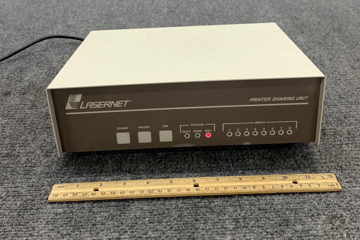 WTI Western Telematic Inc. LaserNet PSU-82C Printer Sharing Unit w/ Power Cord