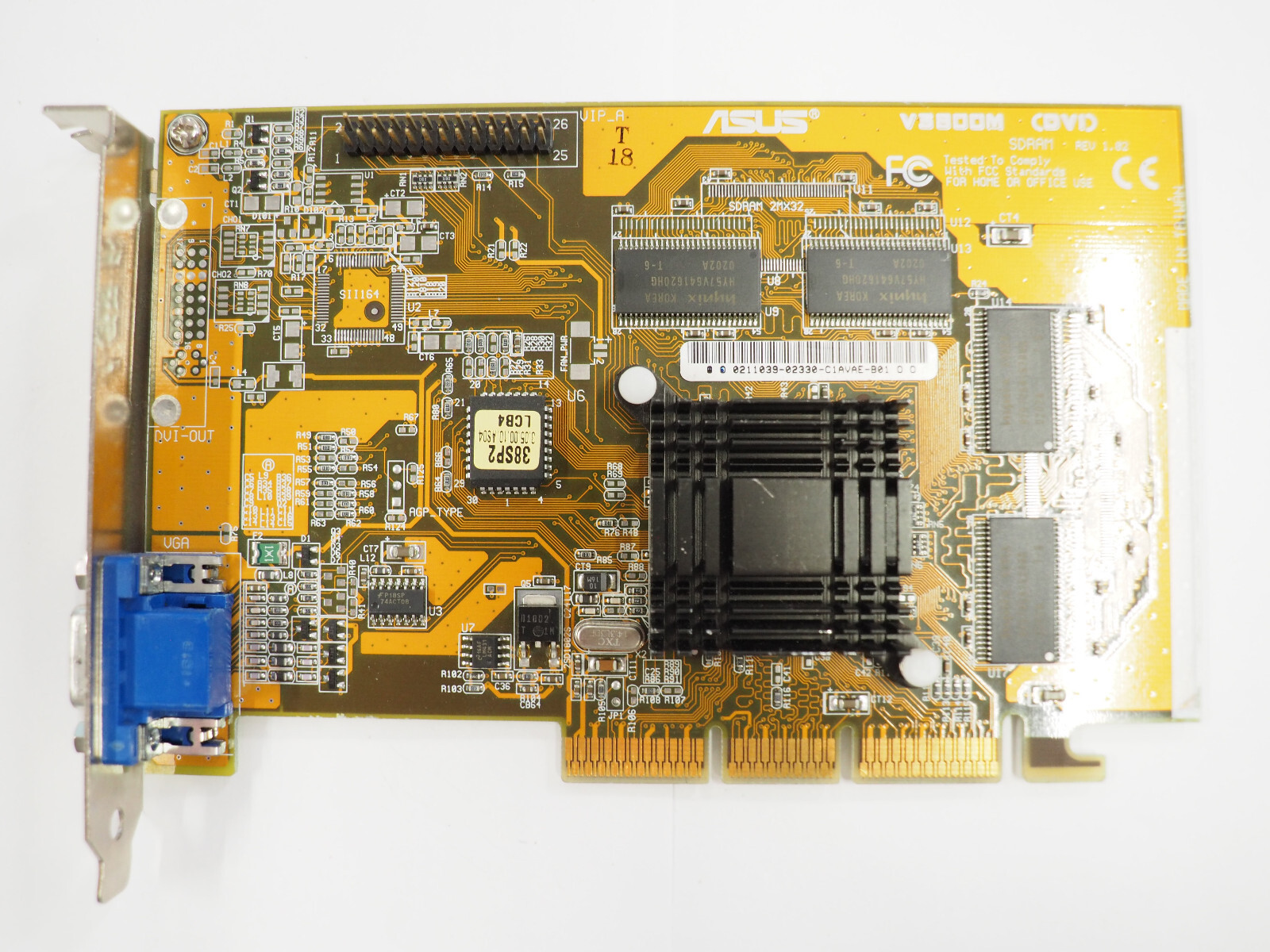 ASUS V3800M DVI AGP 32 MB SDRAM Graphics Card