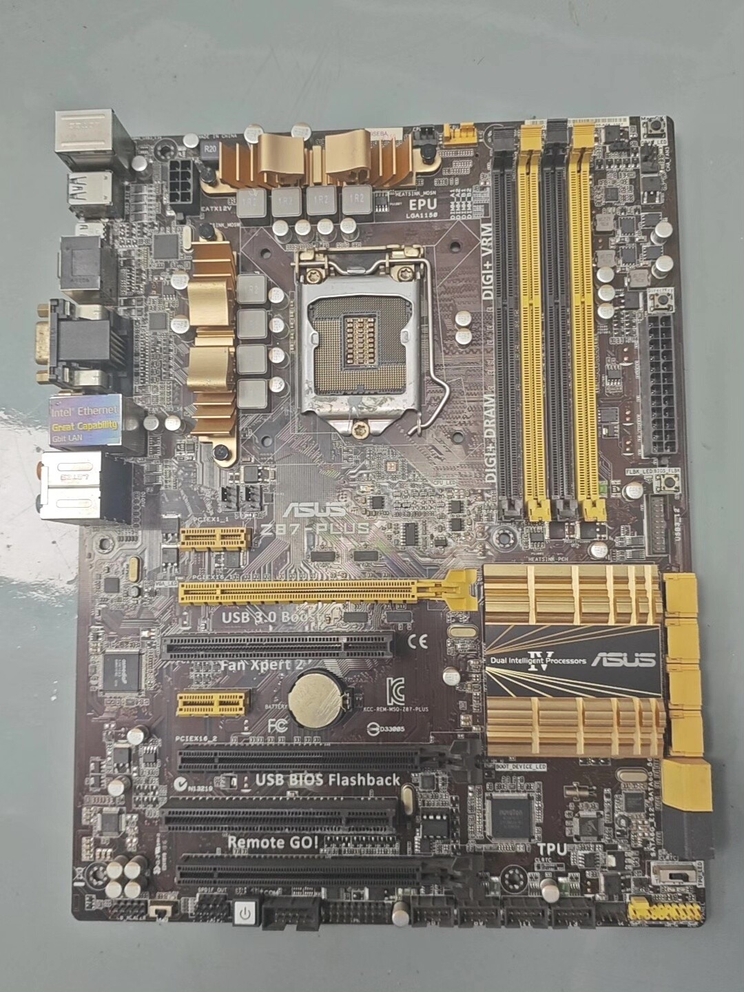 Asus Z87-PLUS LGA1150 DDR3 ATX Motherboard USB3.0 HDMI Overclock