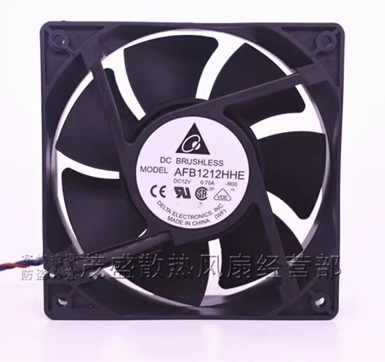Delta AFB1212HHE 12038 DC12V 0.70A 120*120*38MM 3-Wire High Airflow Cooling Fan