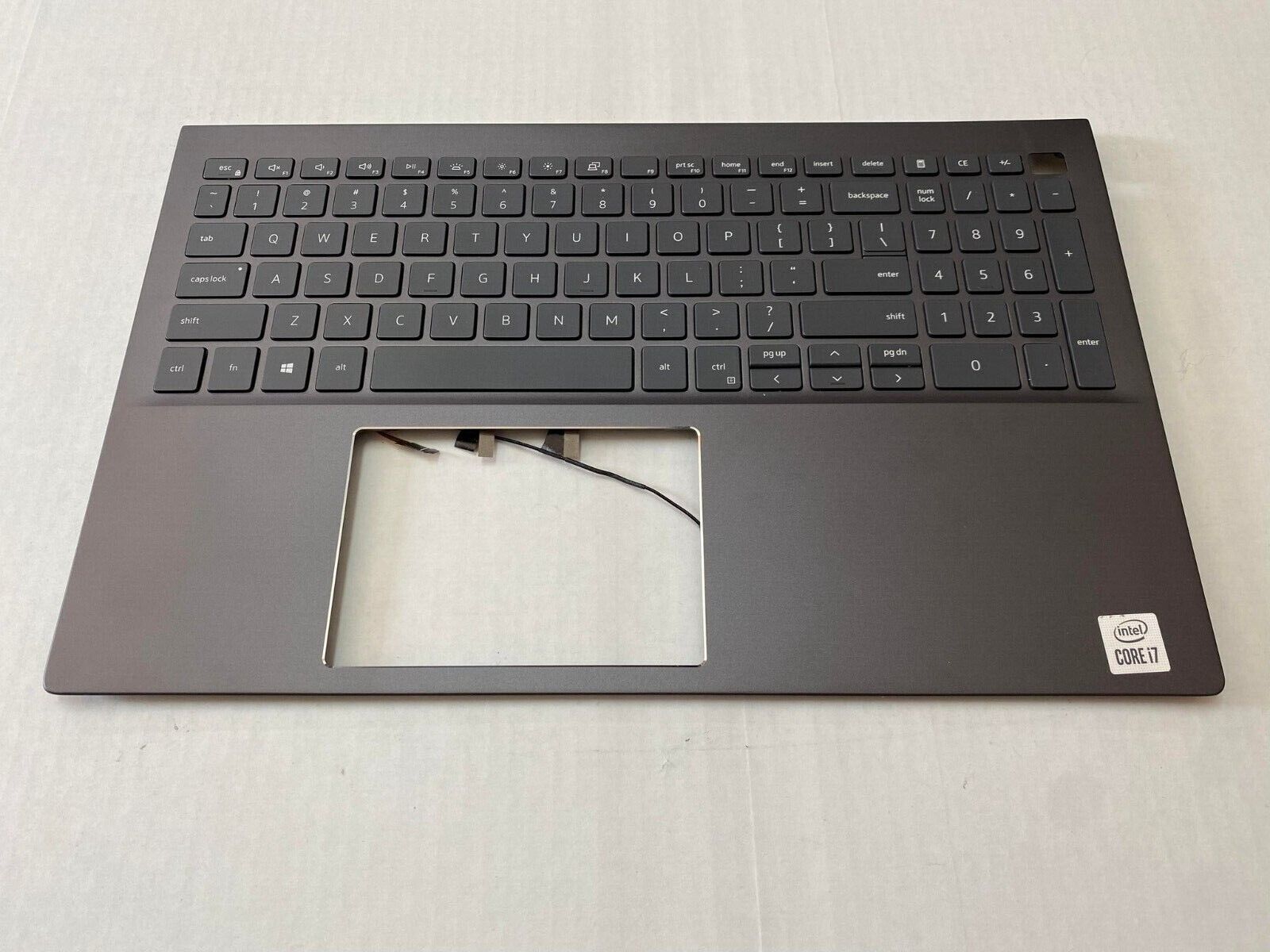 New OEM Dell Inspiron 15 7590 LCD Laptop Palmrest US Backlit Keyboard W7PK2