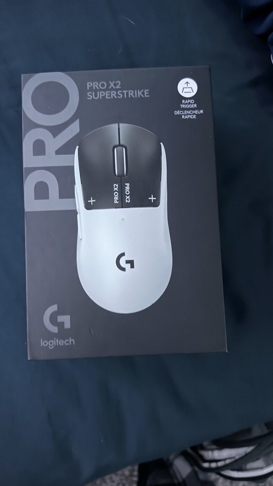 Logitech G PRO X2 SUPERSTRIKE Wireless Gaming Mouse - Rapid Trigger Haptics