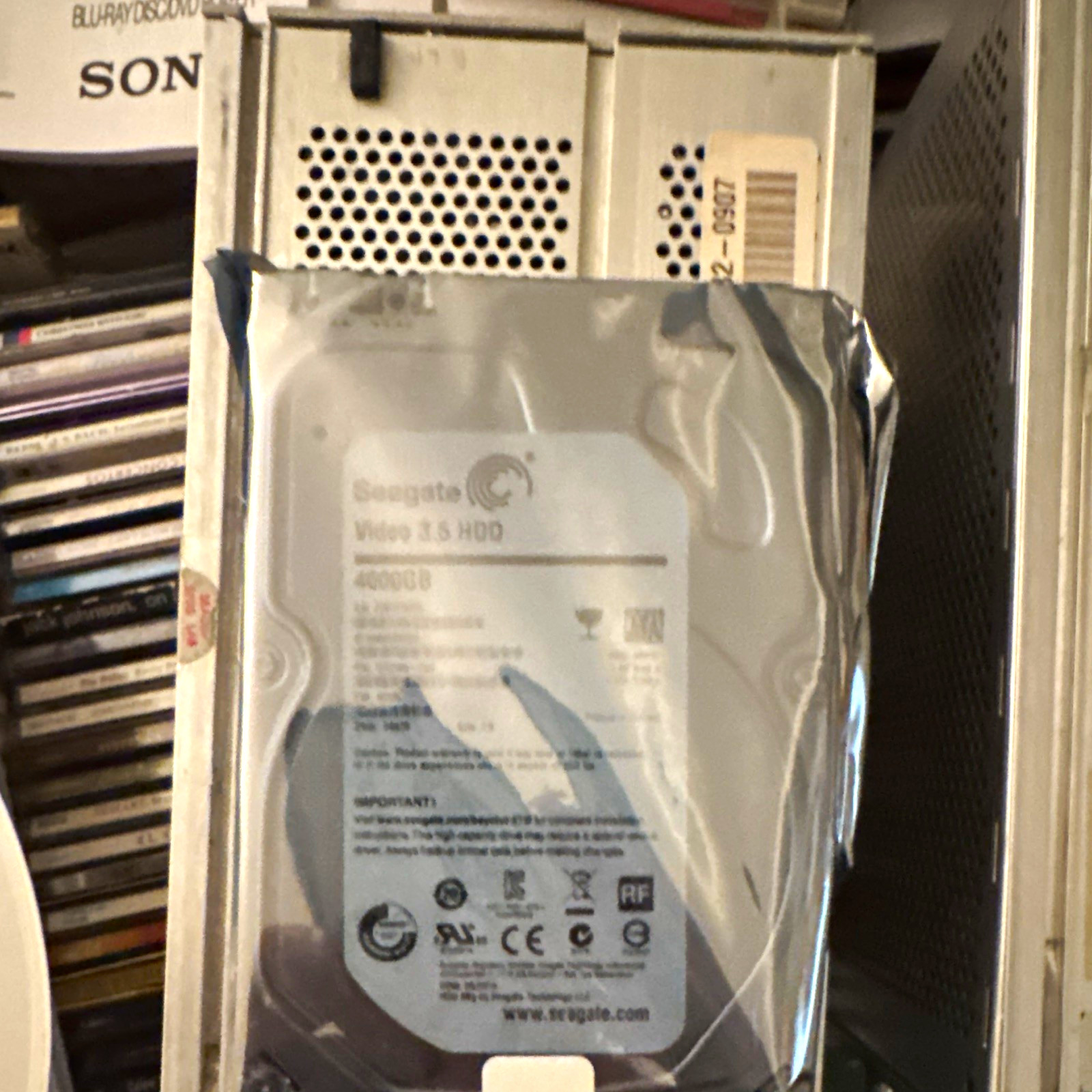 Seagate Video 3.5 HDD 4000GB 3.5" Internal Desktop HDD Hard Drive